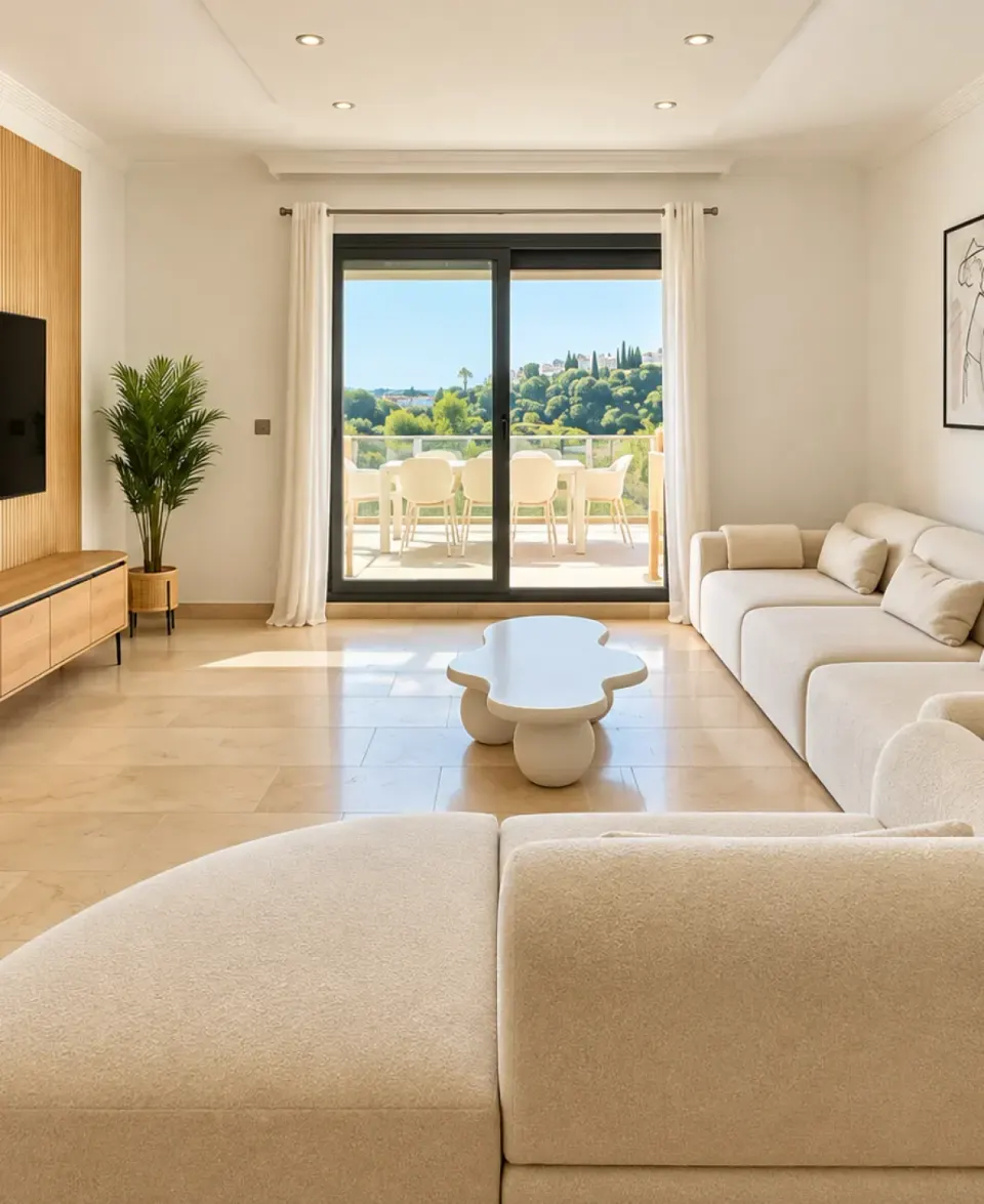 South-facing 2-bed apartment with a 29 m² terrace, La Resina Golf, Estepona