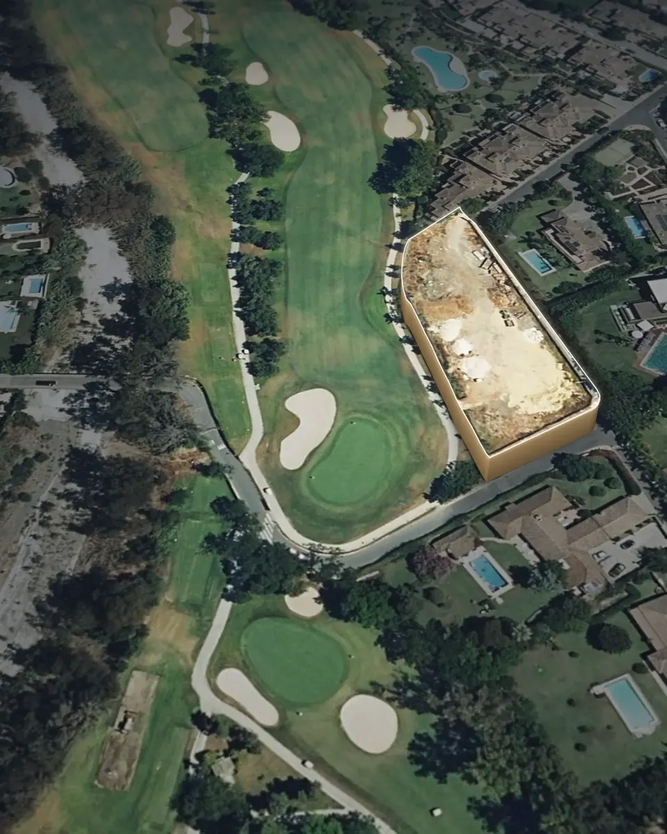 Golf-Front Plot with Villa Project, Guadalmina Baja