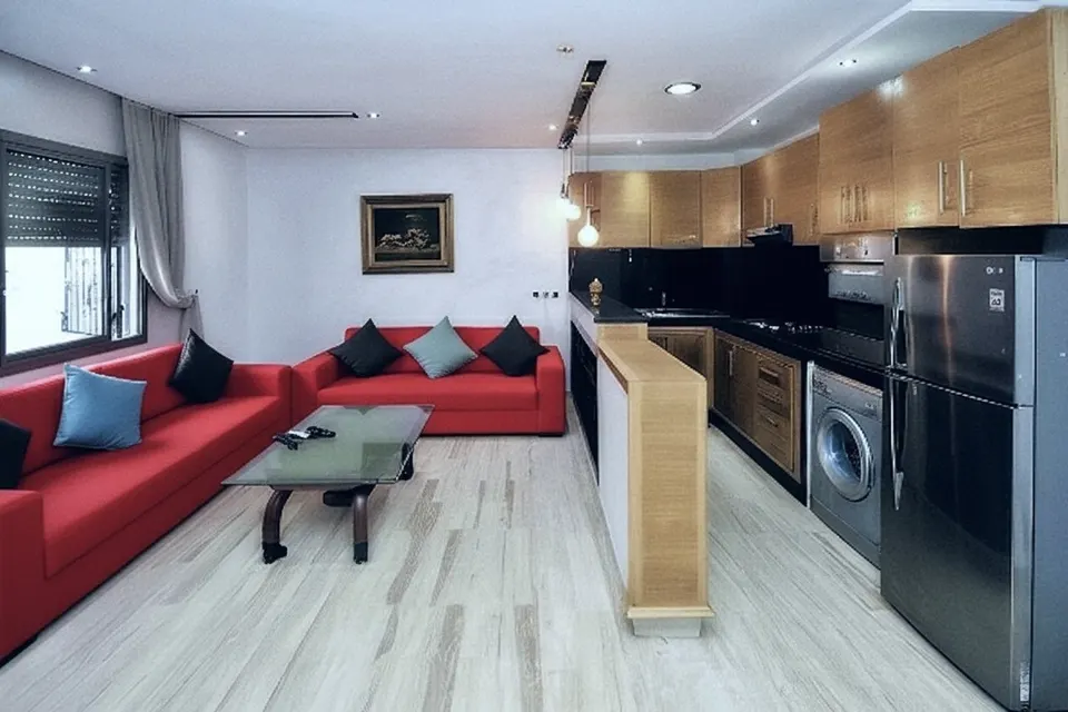 Furnished one-bedroom flat in Belvédère, Casablanca
