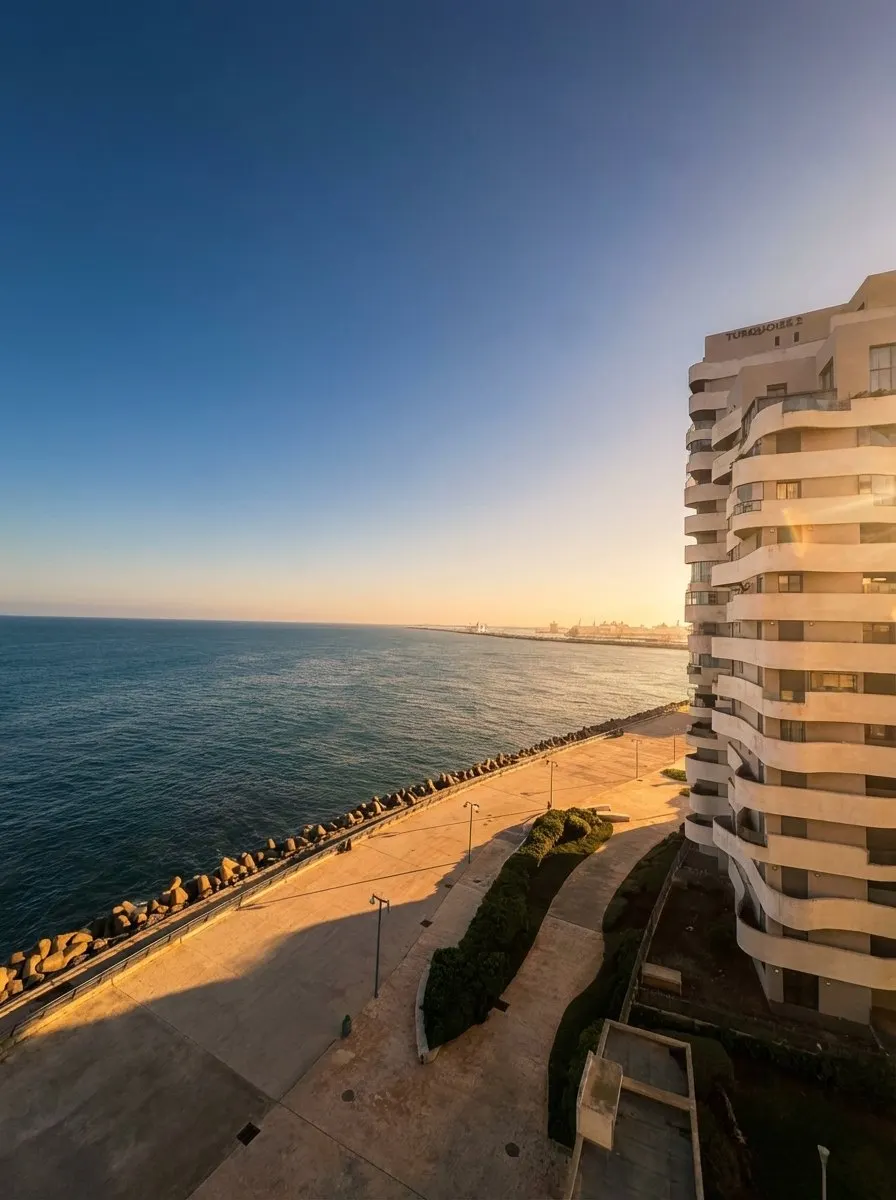 Sea-front apartment at Casablanca Marina