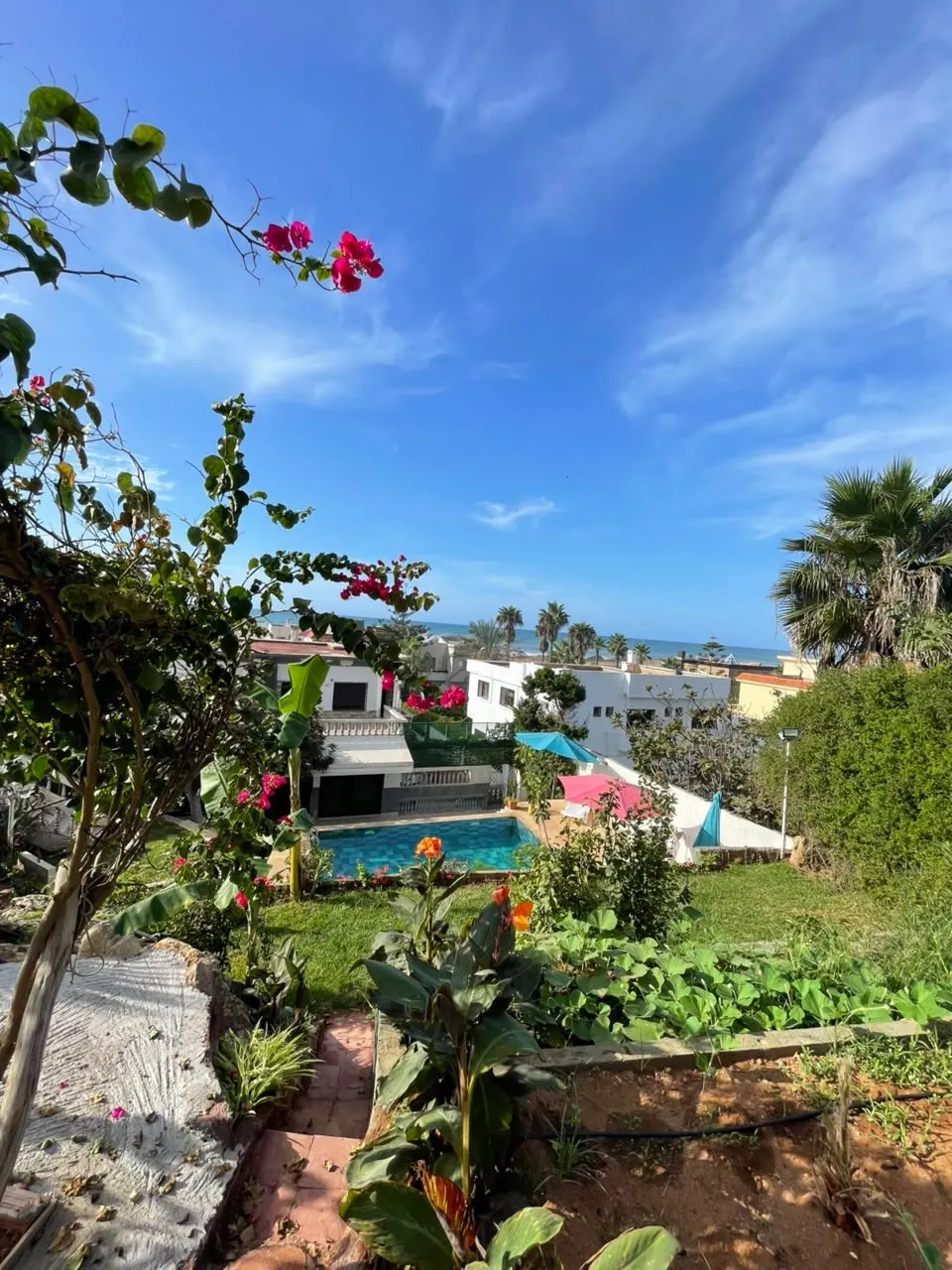 Villa with a private pool and sea views, Harhoura
