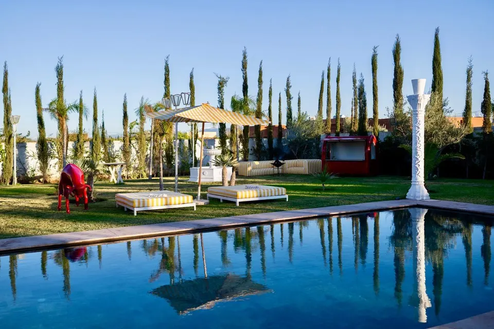 New villa with a pool and large garden, Route de Ouarzazate, Marrakech