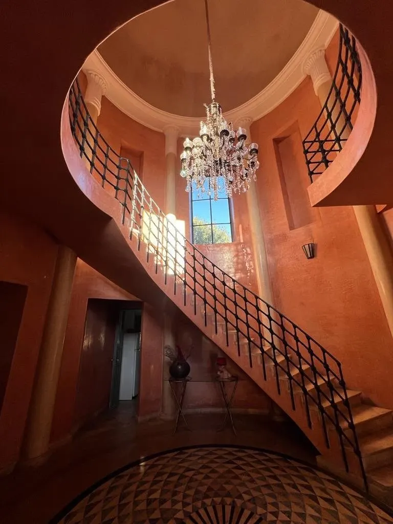 Villa with a pool and palm garden, Marrakech