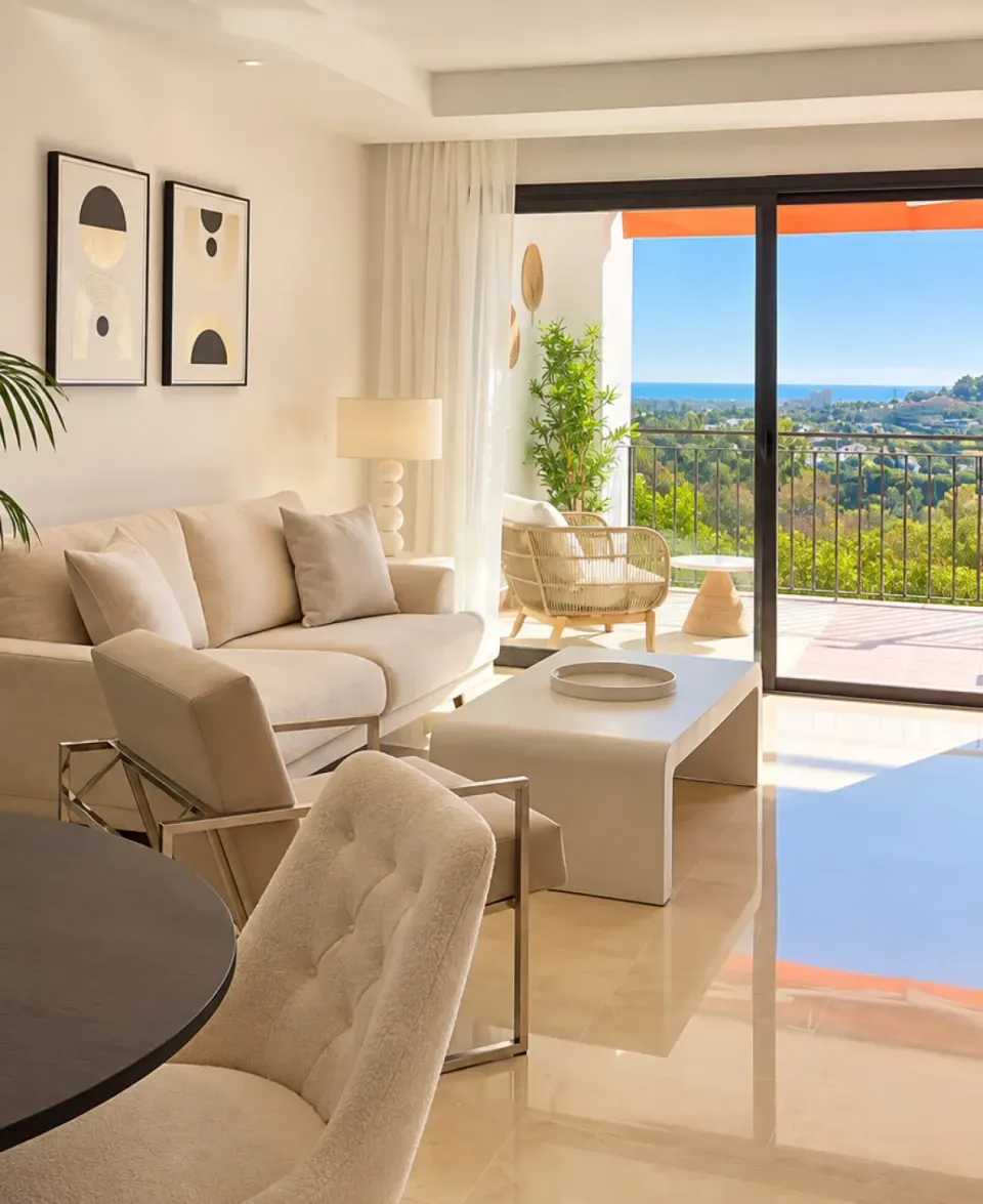 2-bed apartment with panoramic views and a 23 m² terrace, La Quinta, Benahavís